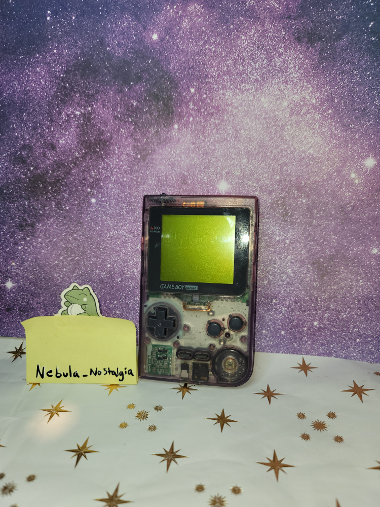 Nintendo Game Boy Pocket Purple Atomic , Pokémon Red -Case - photo 5
