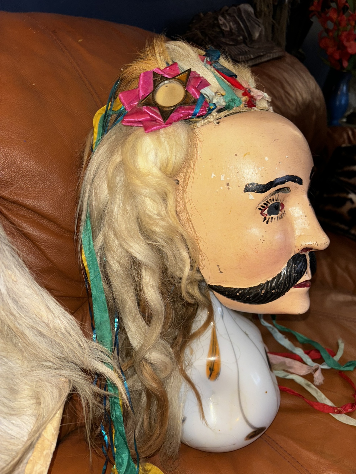 Fantastic rare antique Guatemalan dance masks - photo 4