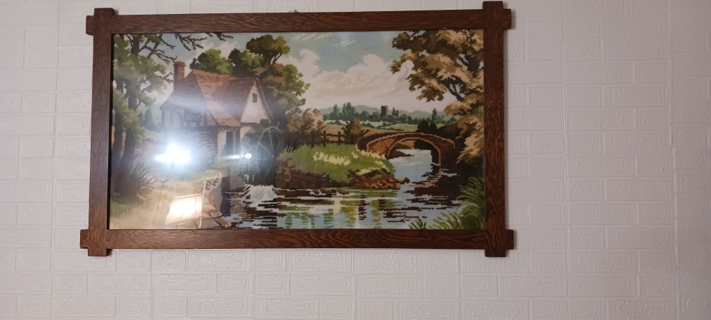 Beautiful Persian carpet wall frame $70 image indicator(2)