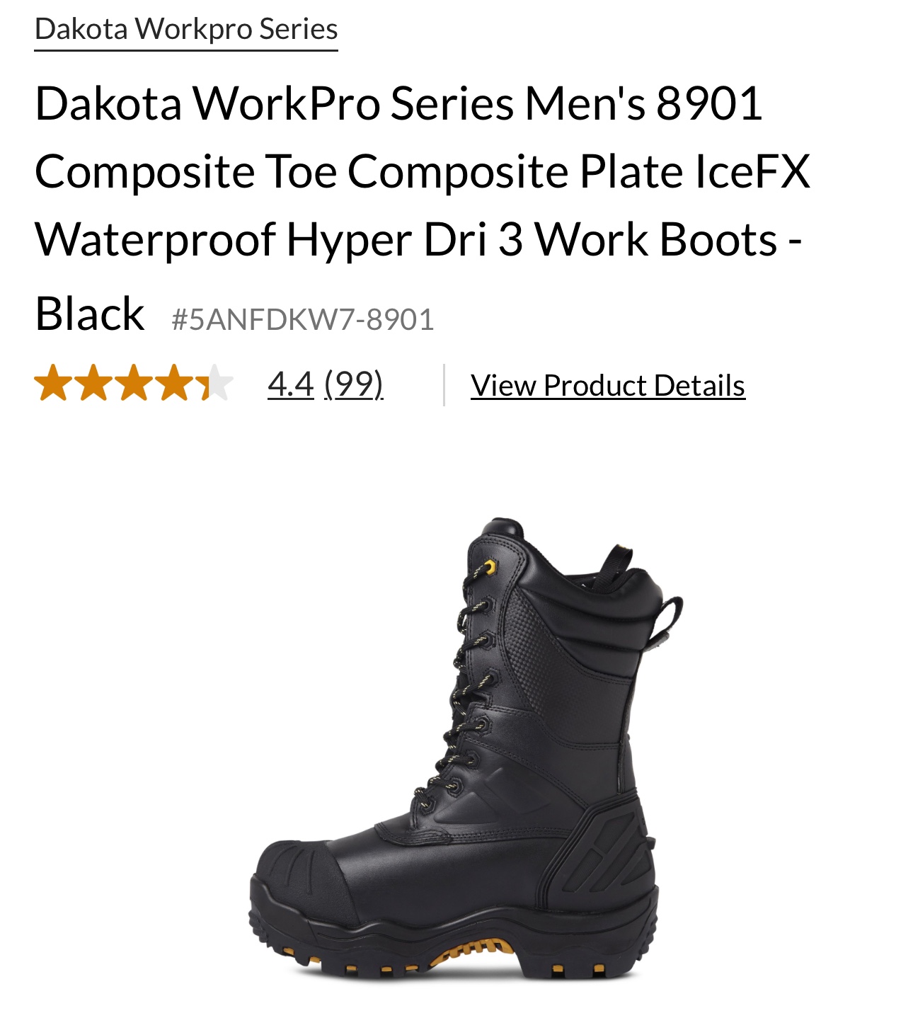 Men’s Winter Work Boots