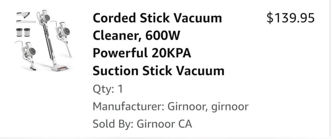 Vacuum Cleaner