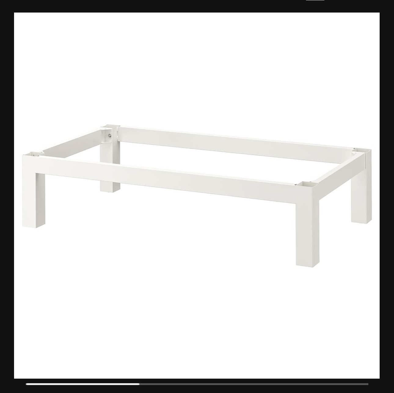 🔥Moving IKEA Kallax 2x2 with under frame in White. Assembled - photo 5