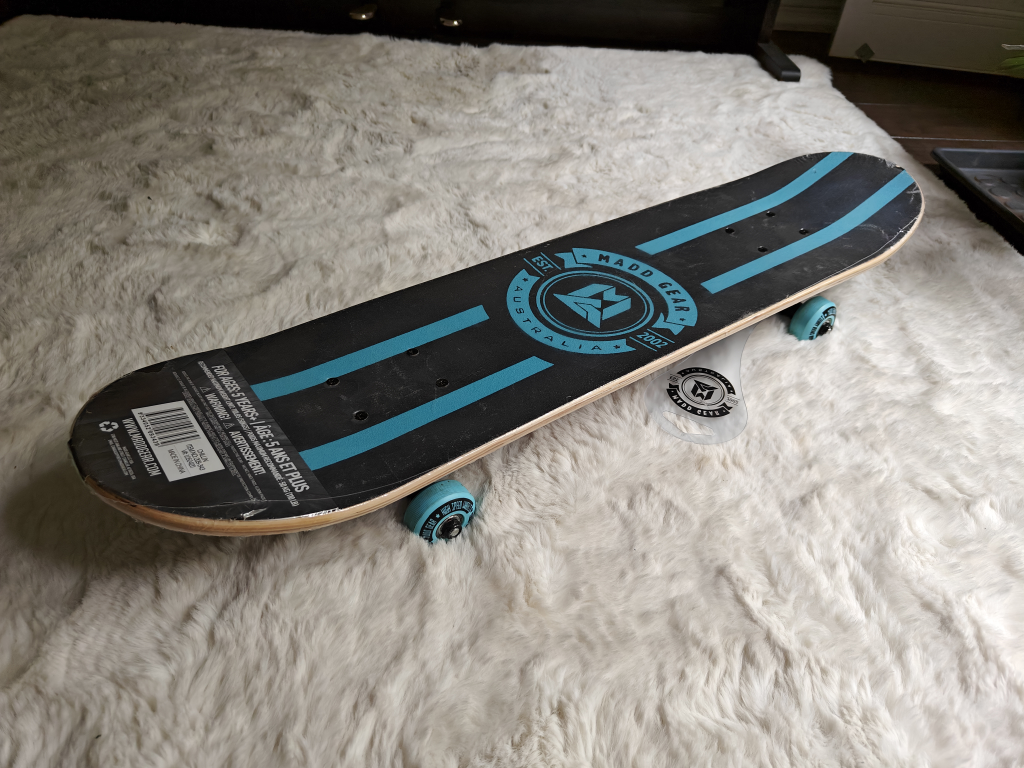 MADD GEAR 31" Double Kicktail Skateboard - Assorted, Alloy Truck