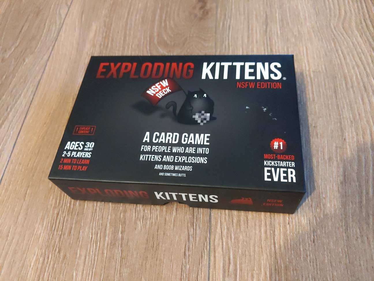 Exploding Kittens nsfw edition card game