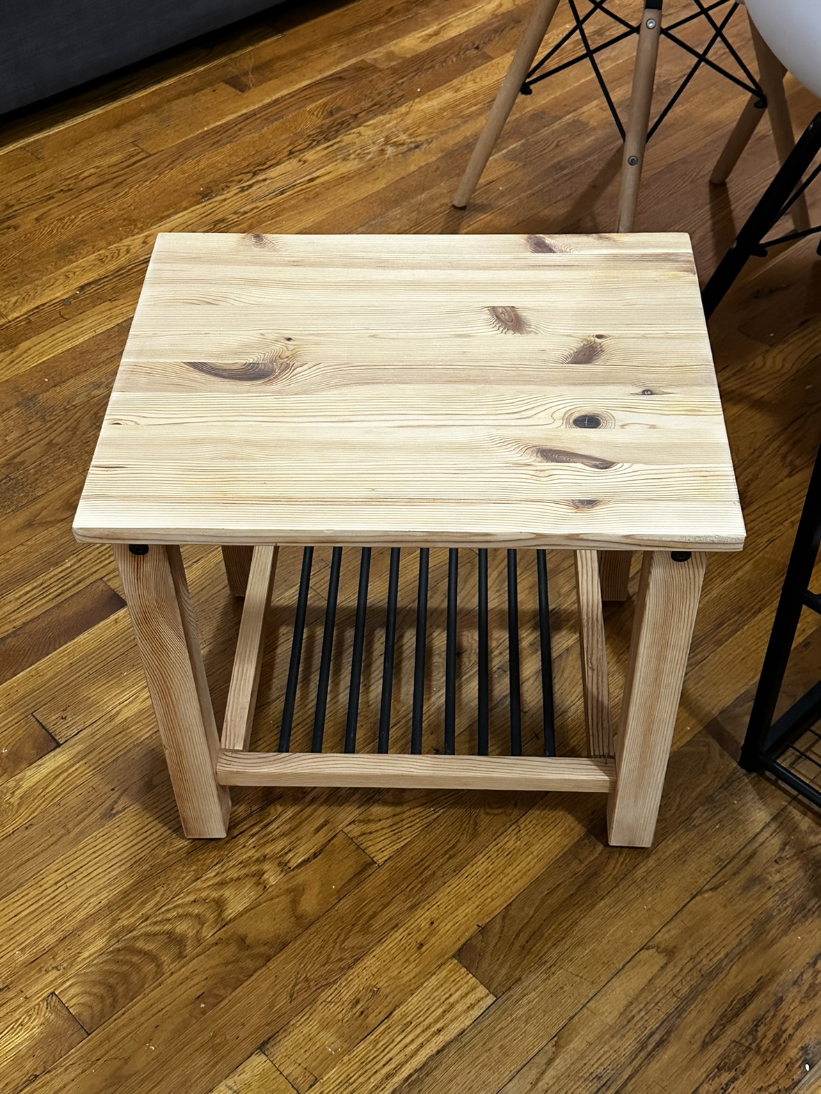 Wooden coffee table