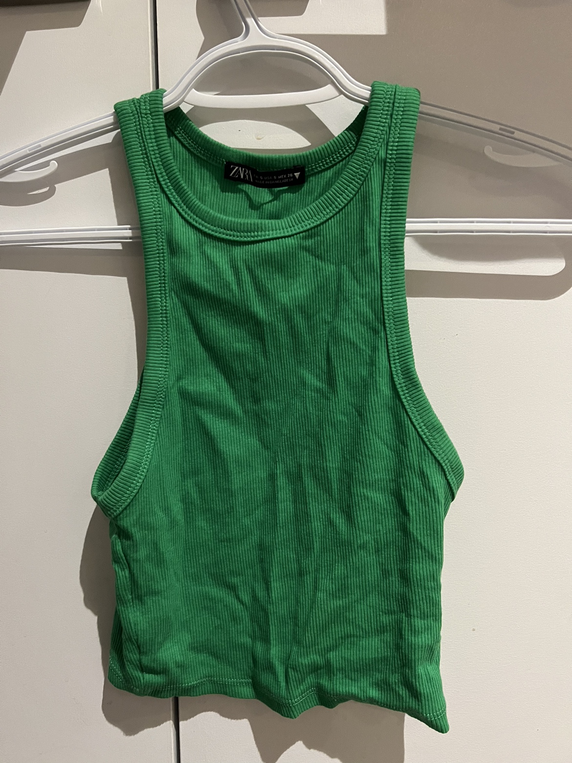 Green Zara tank