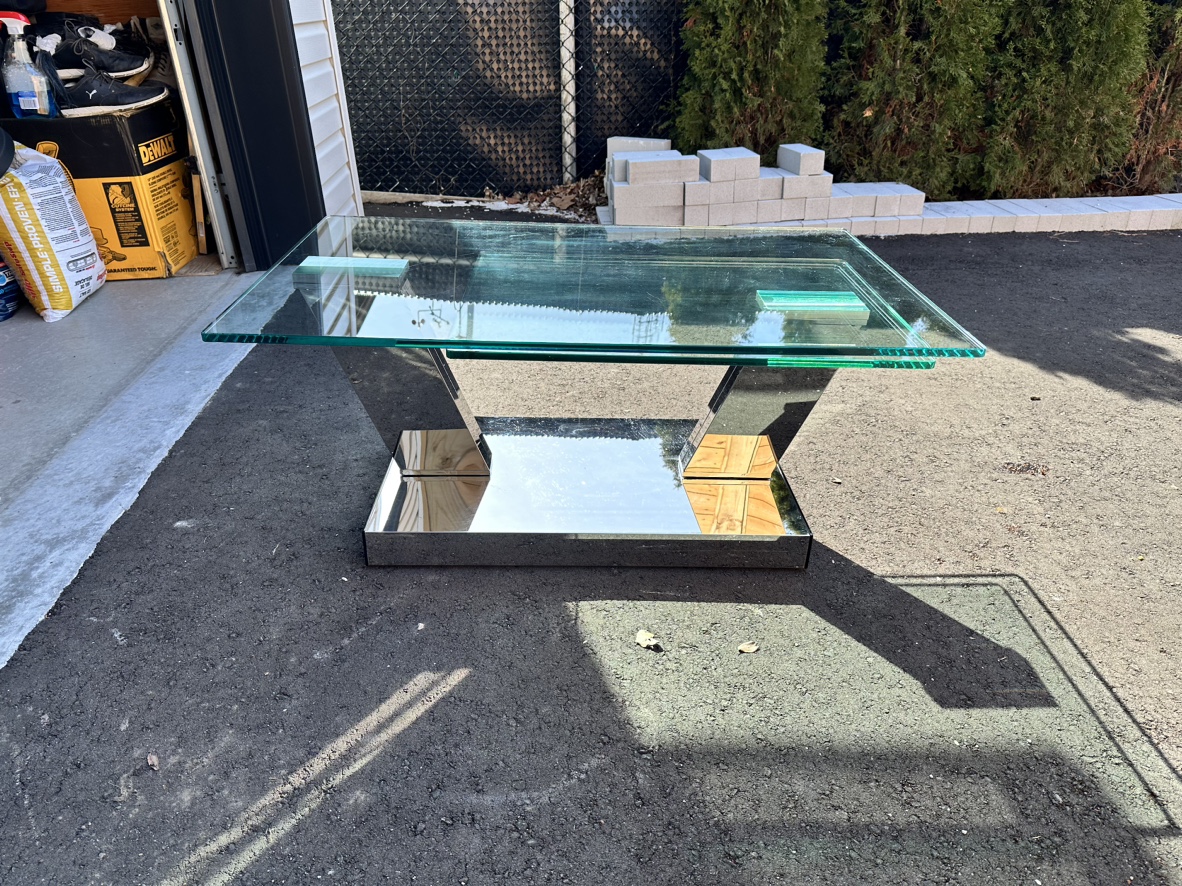 Modern Glass Coffee Table - photo 5