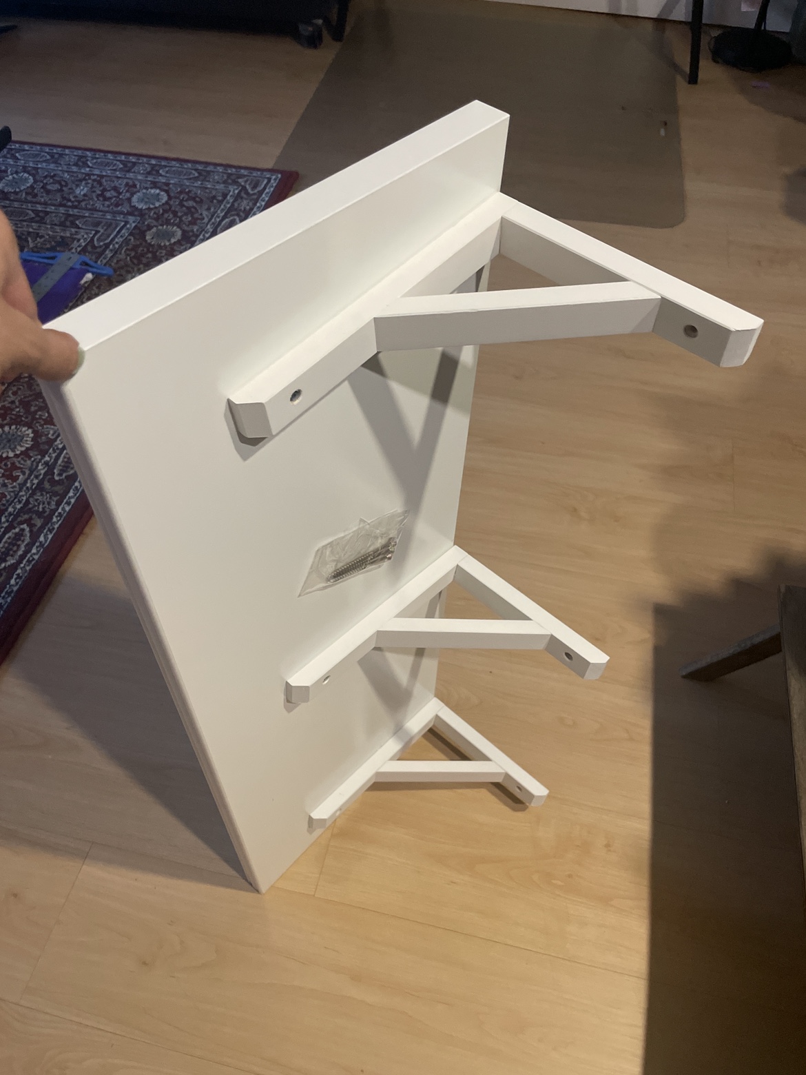 White Shelf and Brackets - photo 5