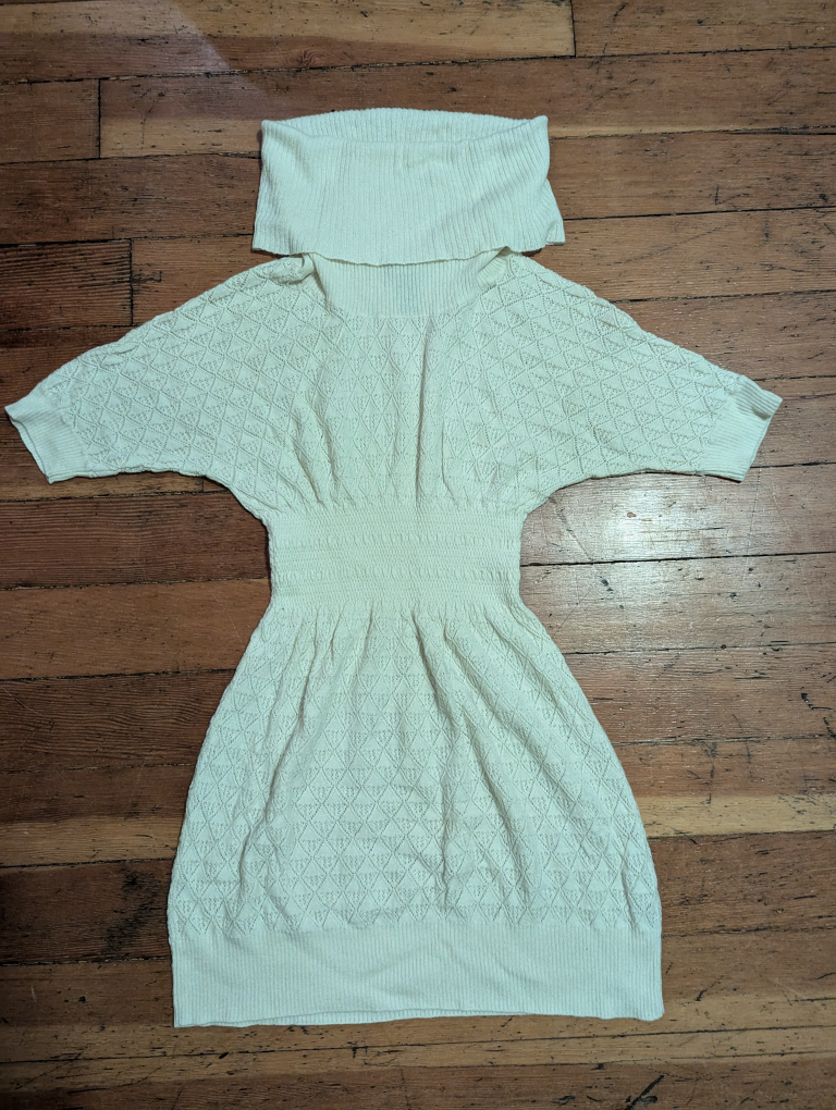 Women's Cotton Turtleneck Dress sz Sm image indicator(2)
