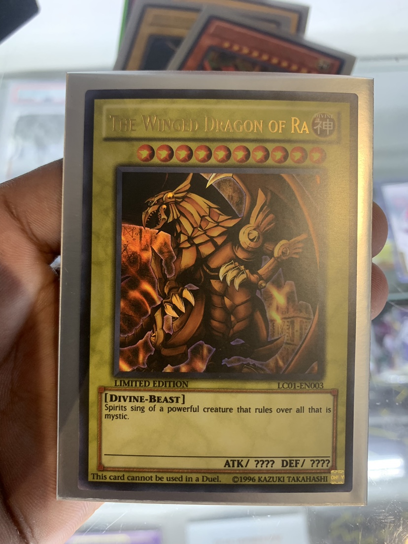 YuGiOh- All 3 Egyptian God Cards ORIGINALS! image indicator(3)