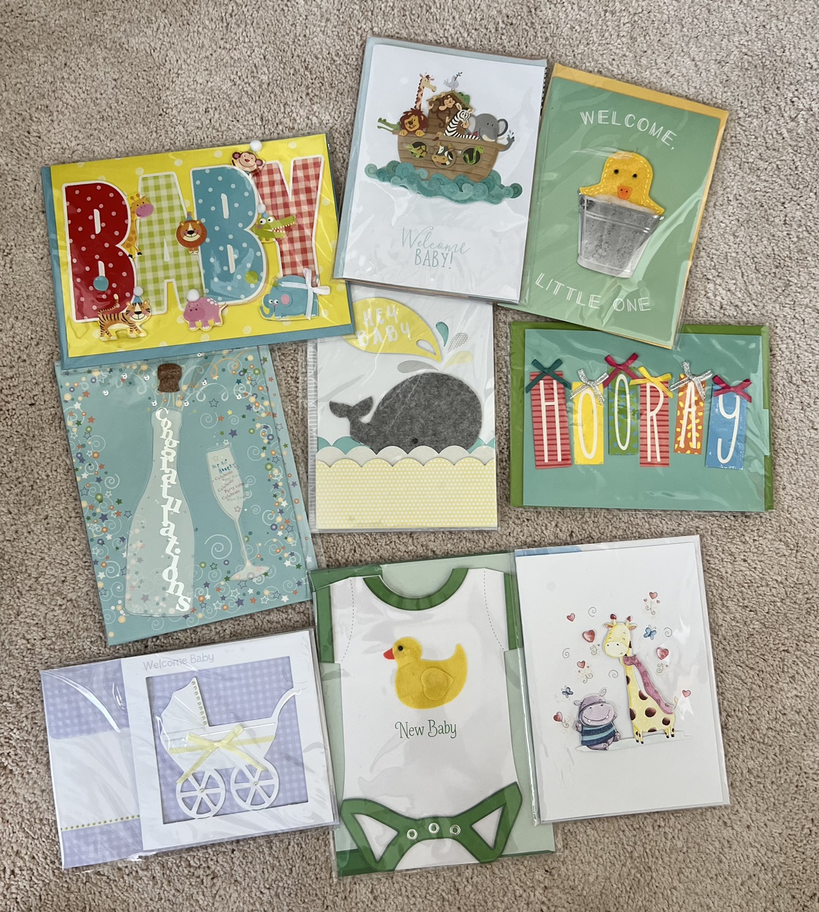 Free Shower and Congratulations wedding cards and a card box - photo 3