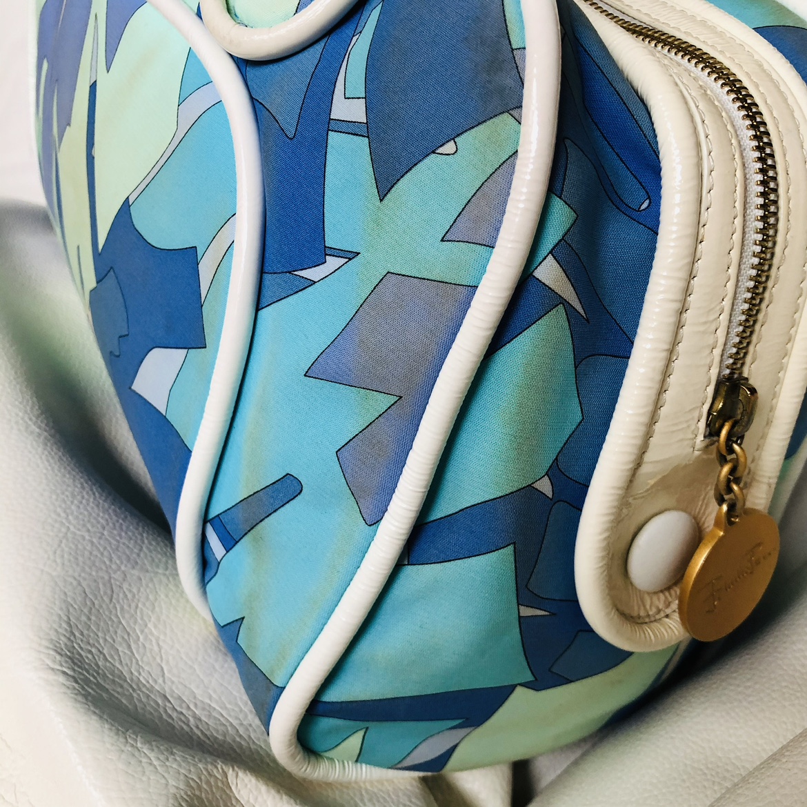 Emilio Pucci Leather / Fabric Shoulder bag - photo 5