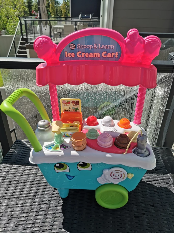 Leap Frog Scoop and Learn Ice Cream Cart Toy thumbnail