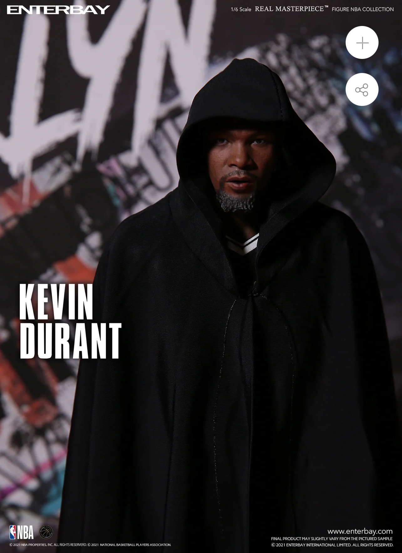 Enterbay Kevin Durant 1/6 NBA Collection Action Figure image indicator(4)