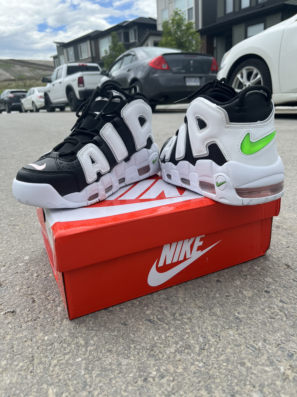 Nike Air More Uptempo ‘Black Green White’ - photo 5