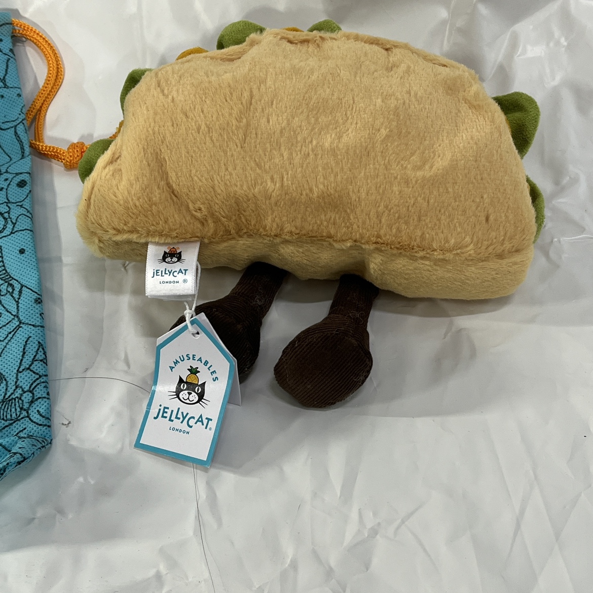 New with tag taco jelly cat plush with dust bag image indicator(2)