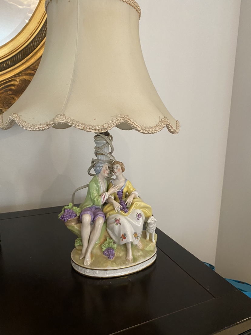 Vintage Porcelain Lamp image indicator(2)