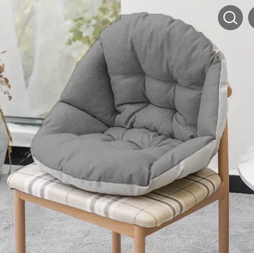 Clam shell seat cushion wit backrest ($15 for 1)🧡 thumbnail