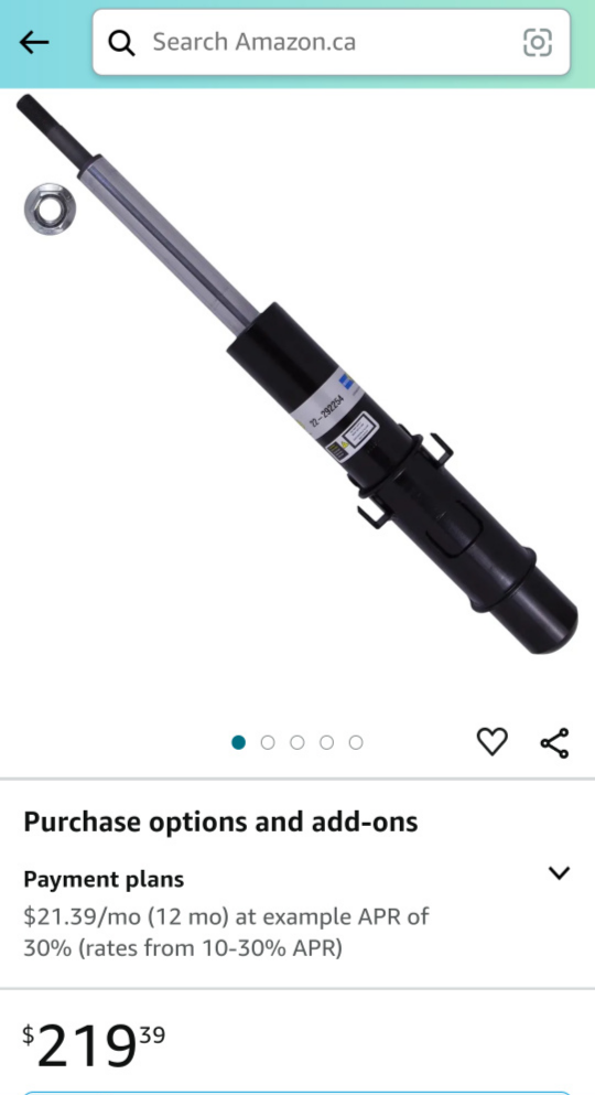 Front shocks for Mercedes Benz sprinter van - photo 3