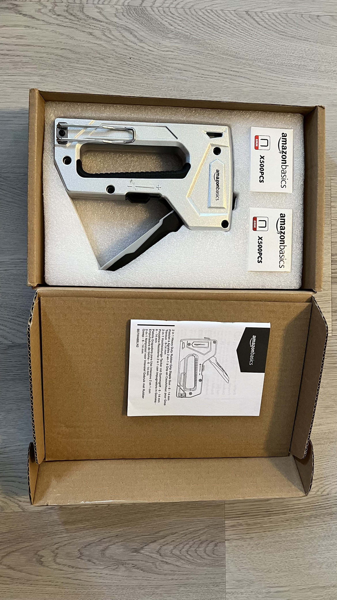 Heavy duty stapler gun