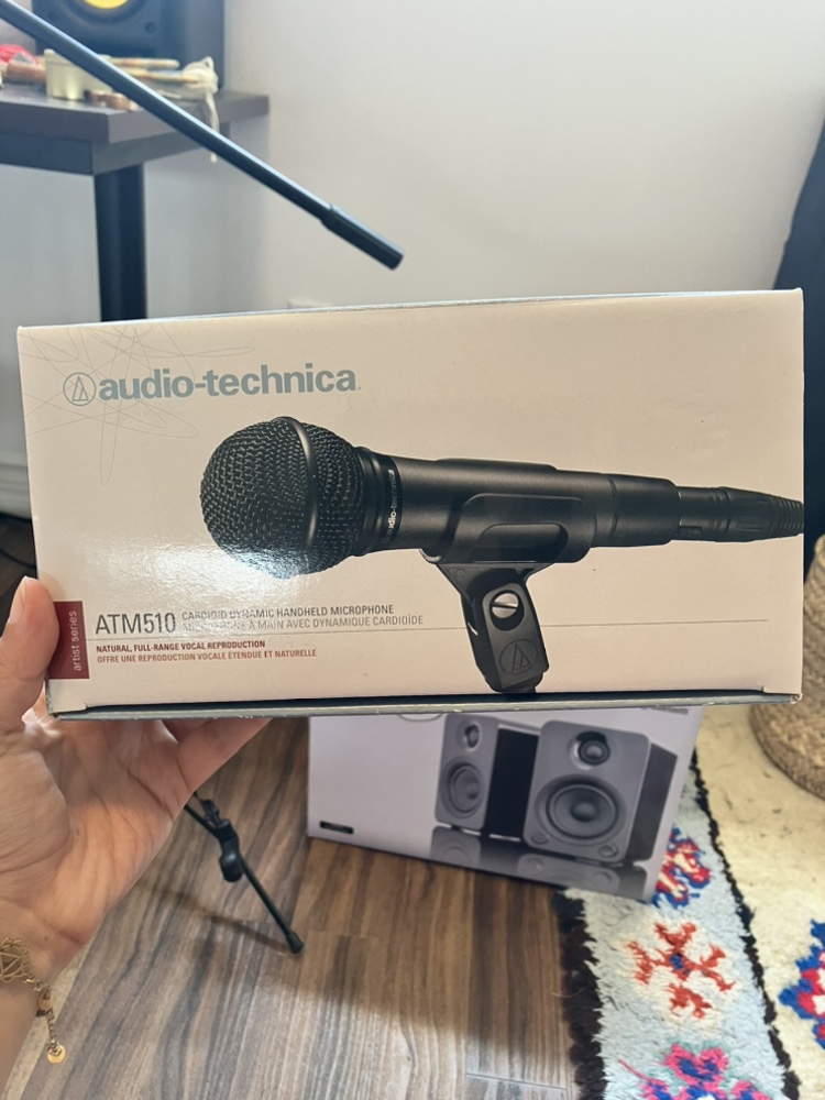 ATM510 Audio Tecnica Cardioid Dynamic Microphone - photo 2
