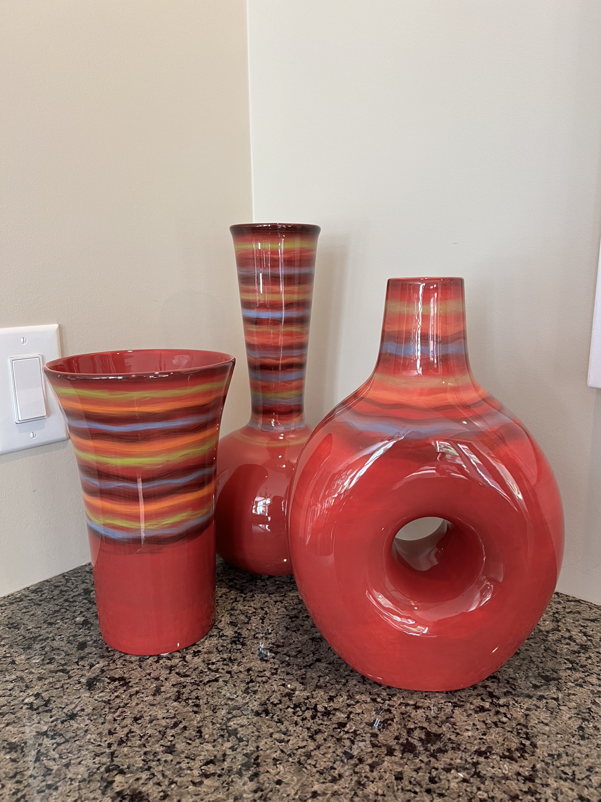 Set of 3 beautiful Jars