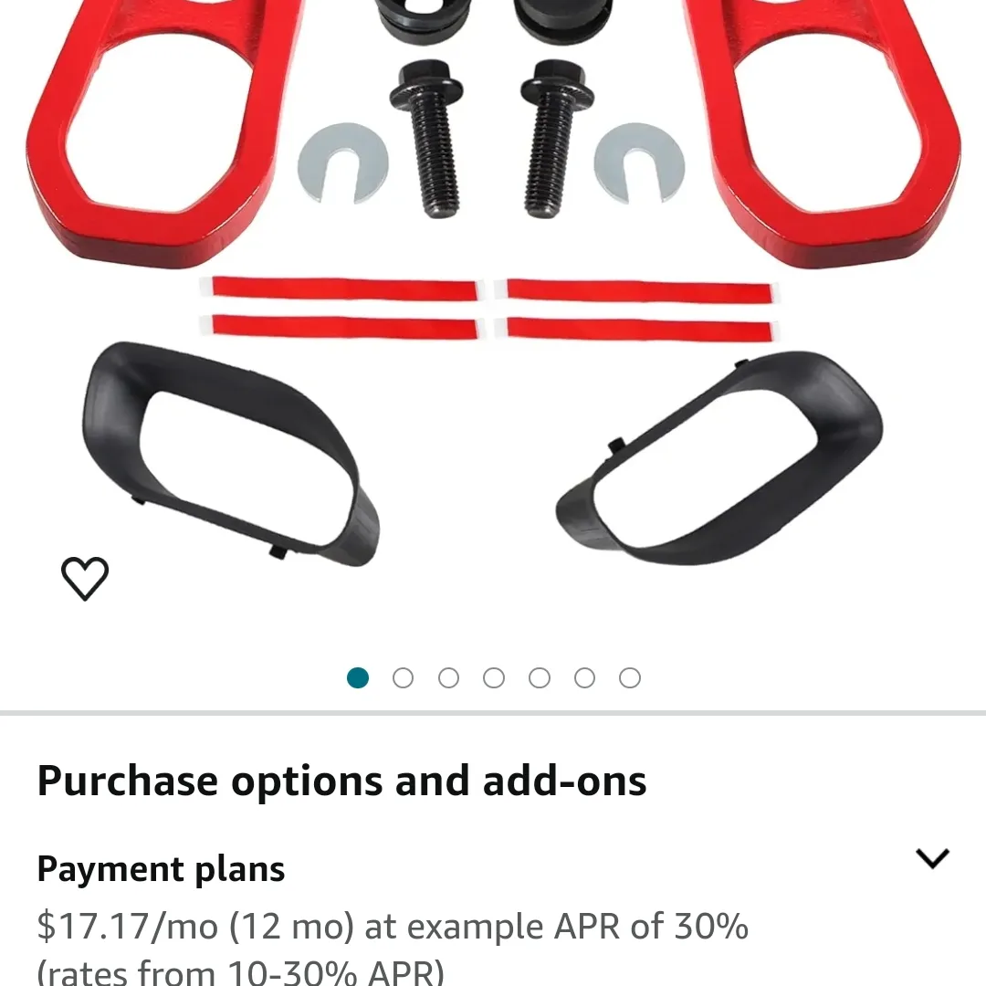 Hd front Tow hooks 2019-2001 ram 1500 thumbnail