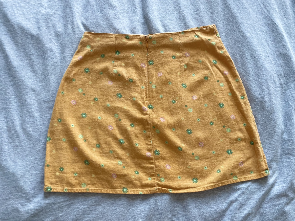 Flower Patterned Mini Skirt - photo 4