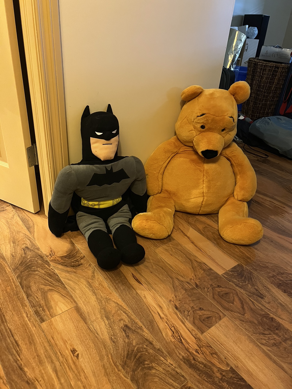 Giant Winnie the Pooh and Batman Plush thumbnail