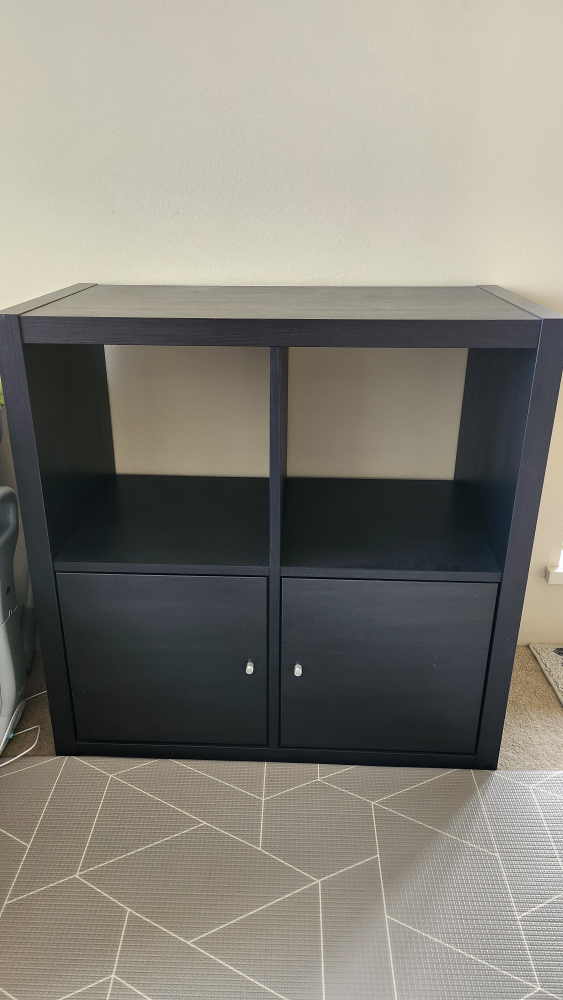 Ikea book shelf with doors