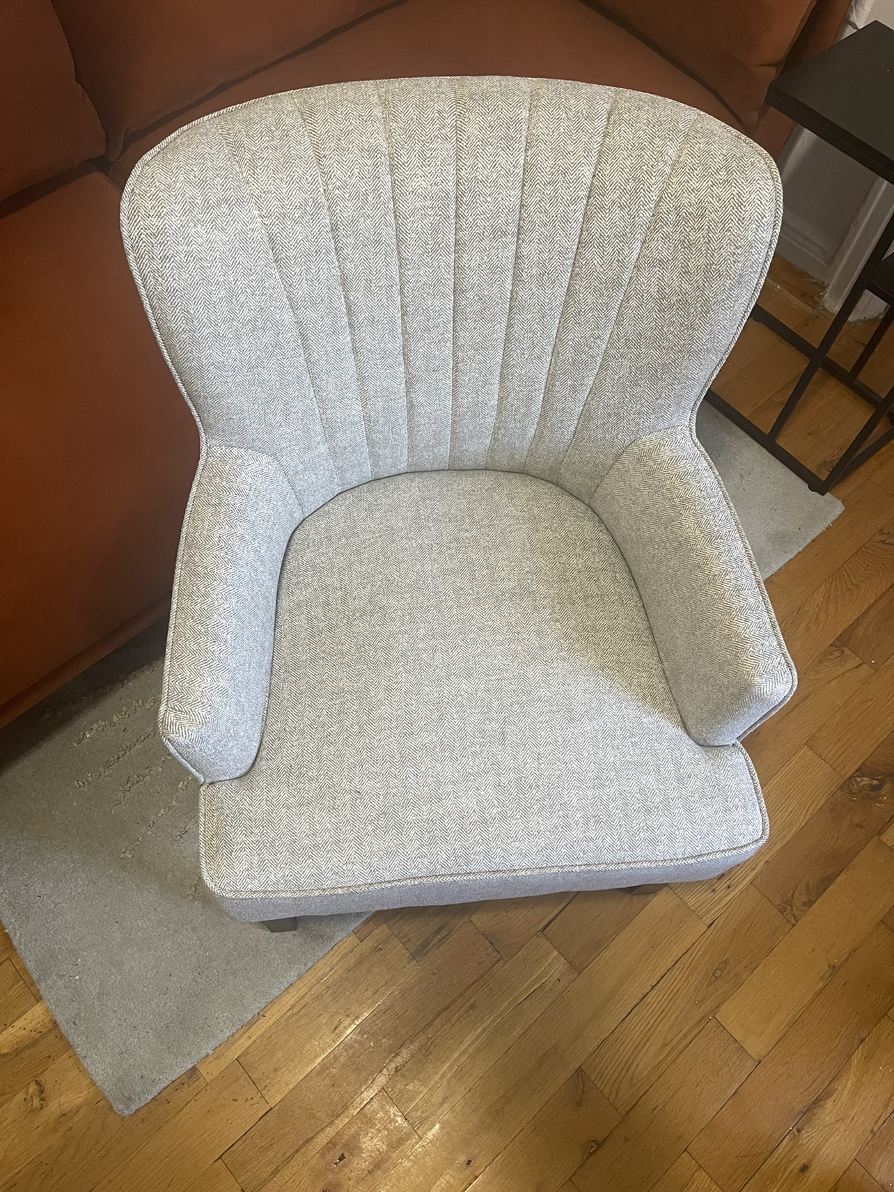 Grey Wingback Arm Chair - photo 5