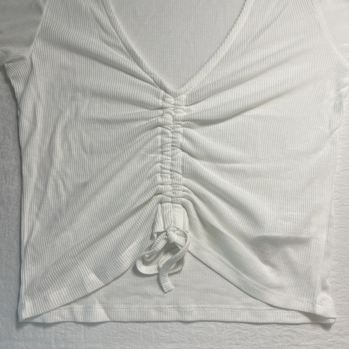 NEW Shein drawstring front crop top image indicator(4)