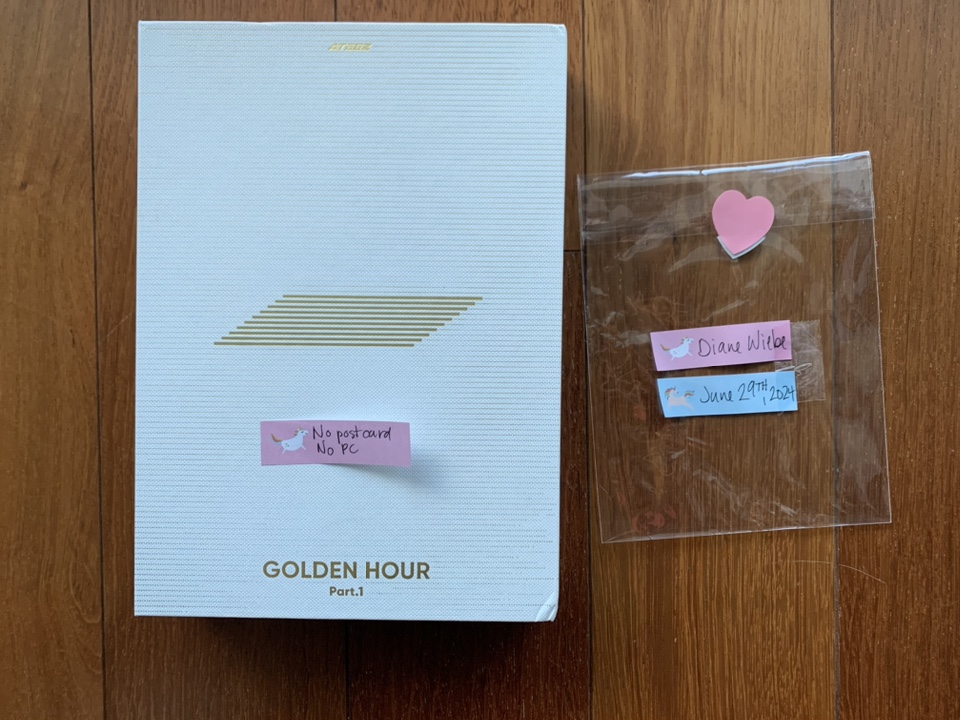 ATEEZ “Golden Hour Part.1” NO PCs, NO POSTCARDS (3 versions) image indicator(4)