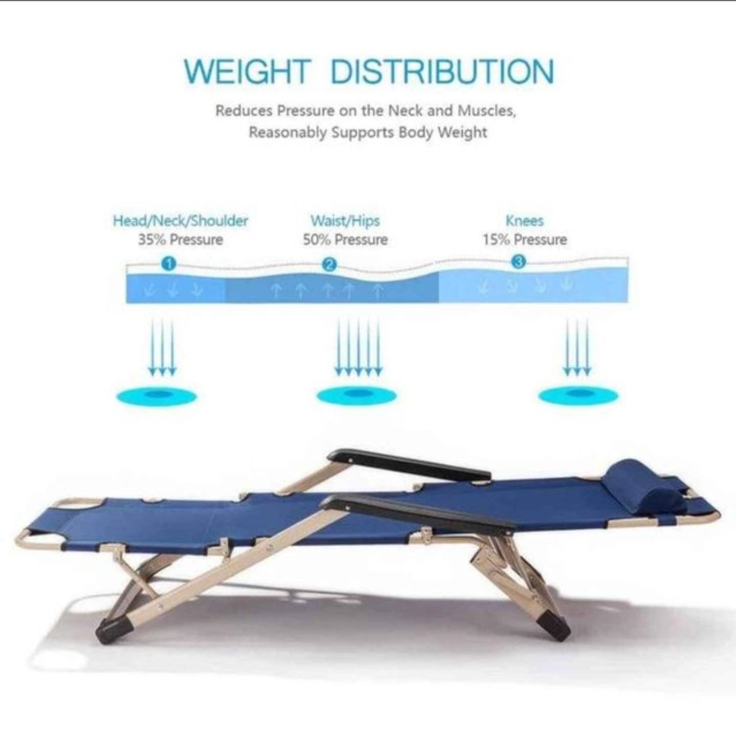 New! Outdoor Lounger with Cushion - photo 3