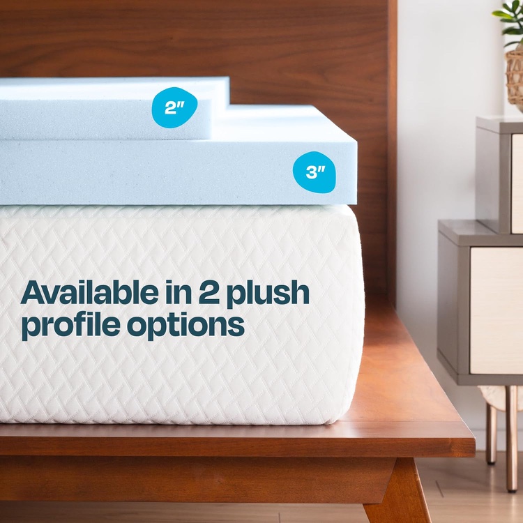 Linenspa 3 Inch Memory Foam Mattress Topper - photo 5