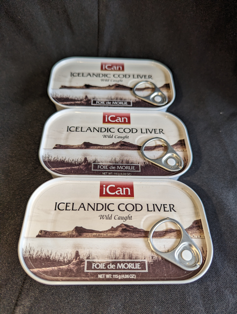 Icelandic Cod Liver 3 pack (wild caught) thumbnail