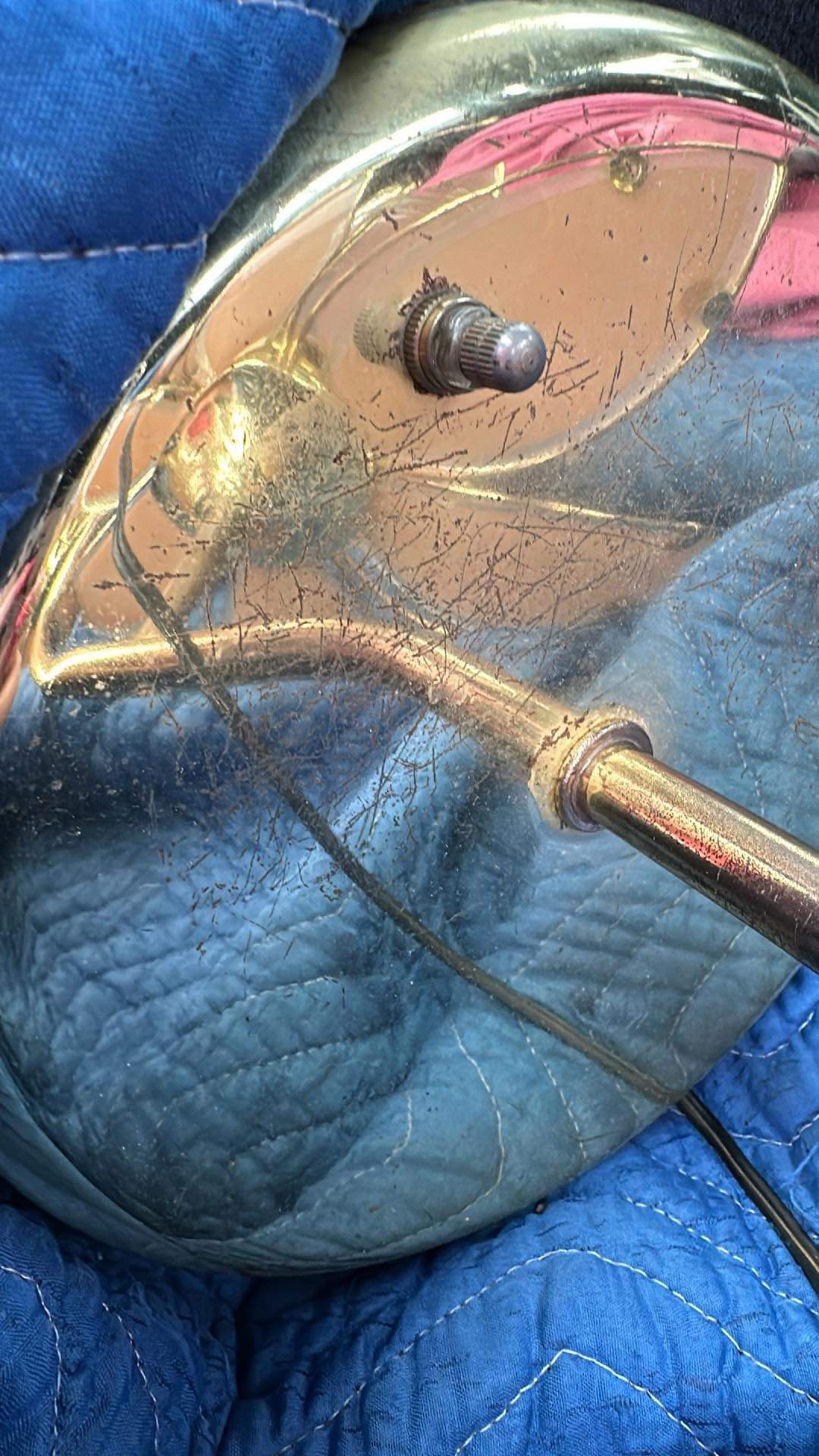 Vintage Pink Lotus Table Lamp (Will Deliver In Toronto) image indicator(8)