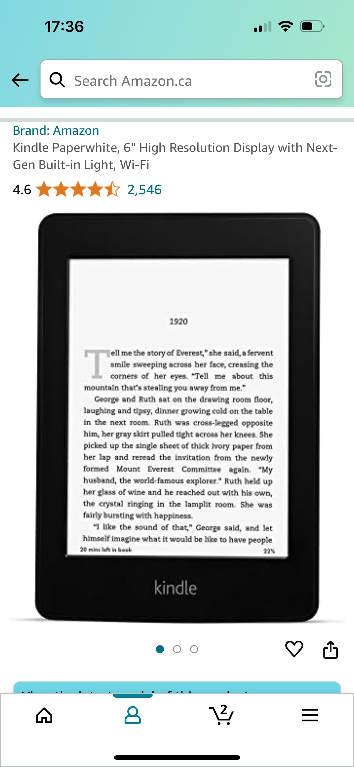 Kindle Paperwhite - photo 3