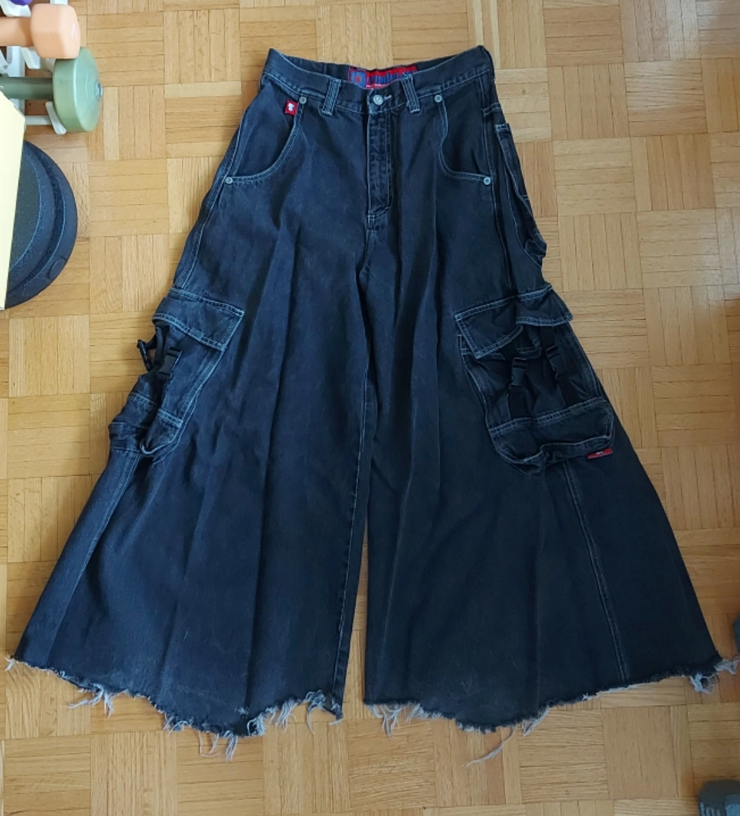 Snakeyes JNCO style pants wide leg Raver Goth Alternative Unisex thumbnail