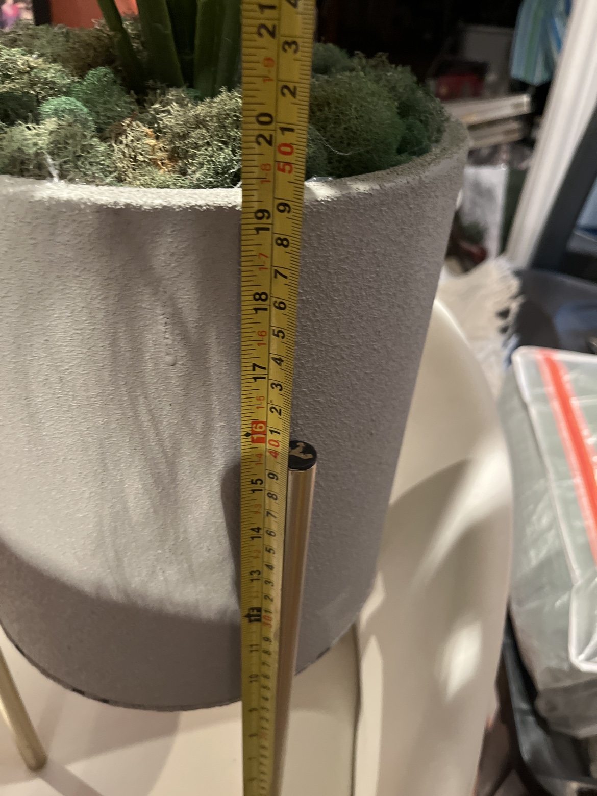 Faux plant with stand - photo 4