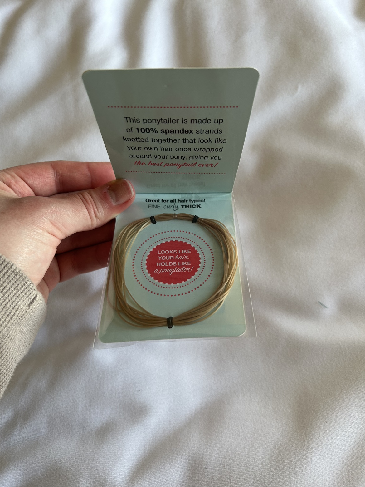 🧡blonde hair tie - photo 2