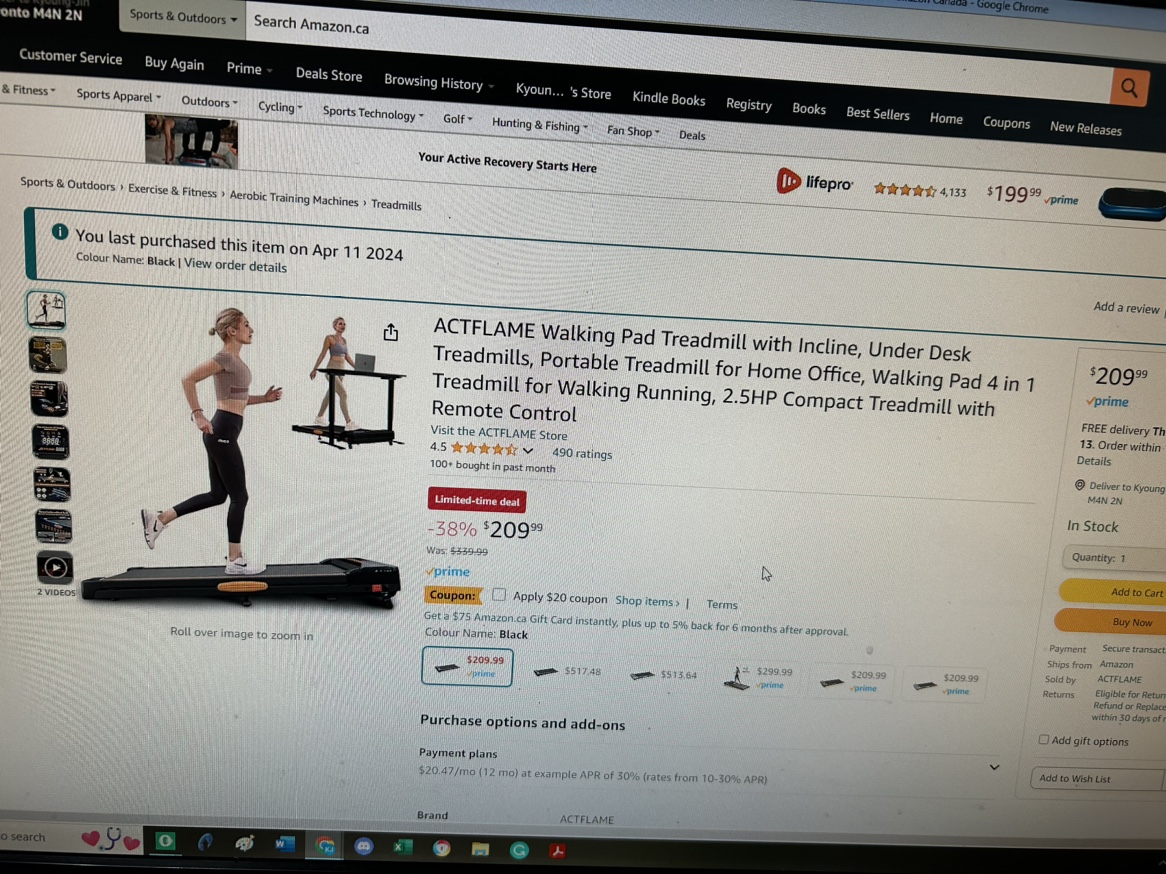 Walking pad Treadmill with incline - photo 2