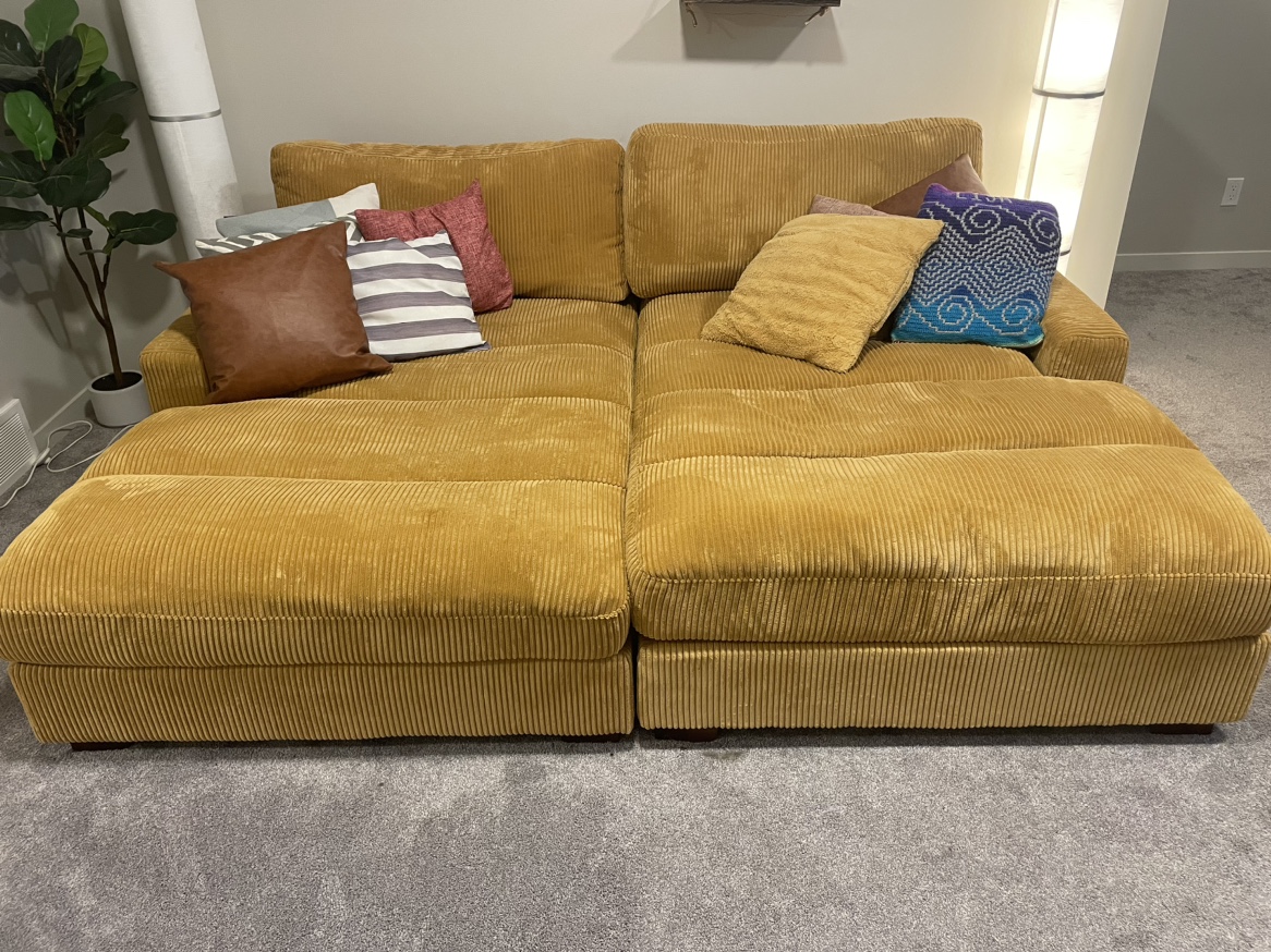 Upholstered Lounge Loveseat