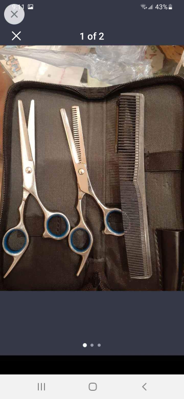 2pc scissor for hair cut.