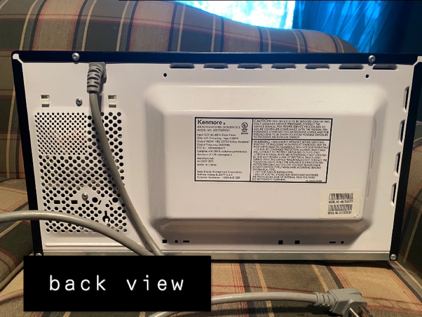 Black Kenmore Microwave - photo 2