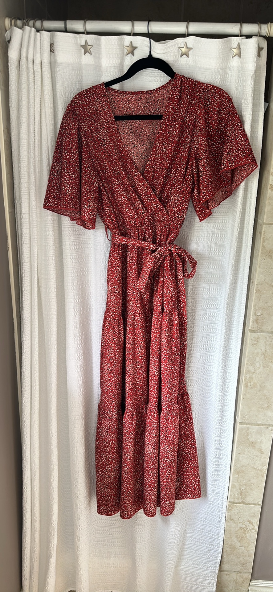Maxi Dress with belt tie