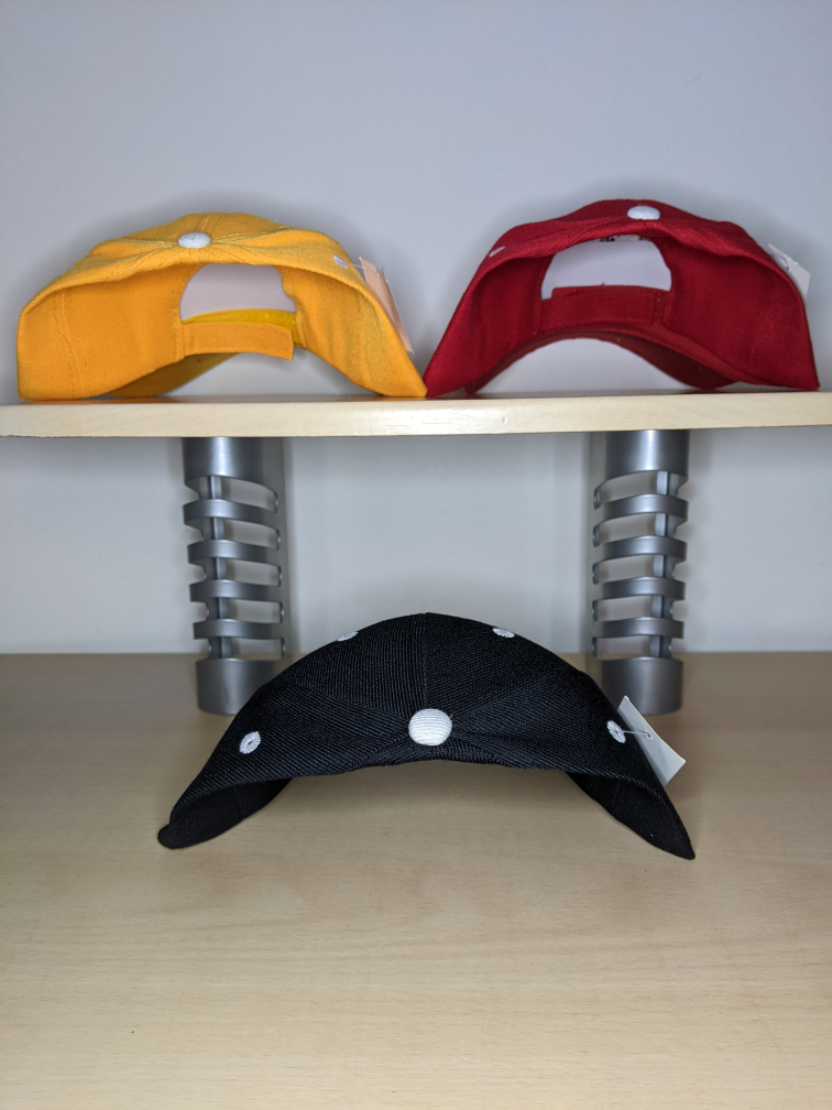 Ferrari Logo Cap Hat Adjustable New With Tag Yellow/Red/Black image indicator(2)