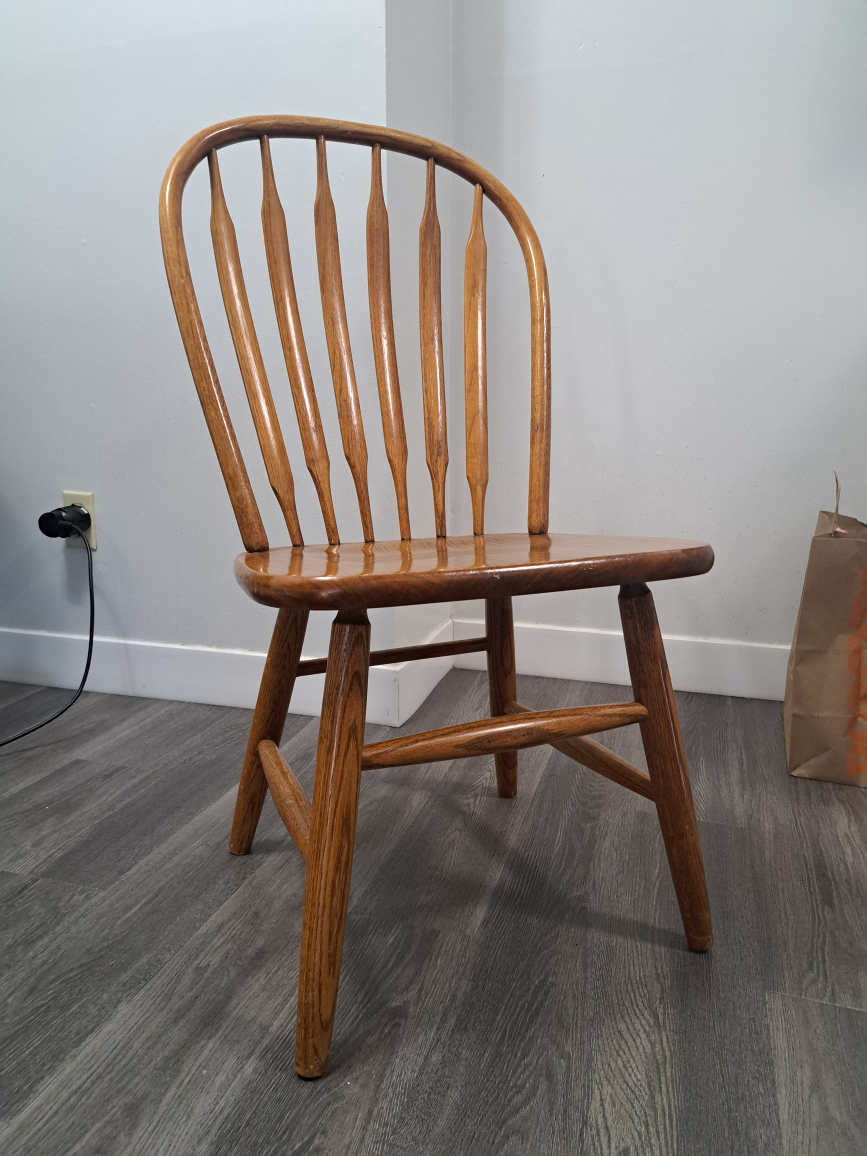 Three Wooden Chairs