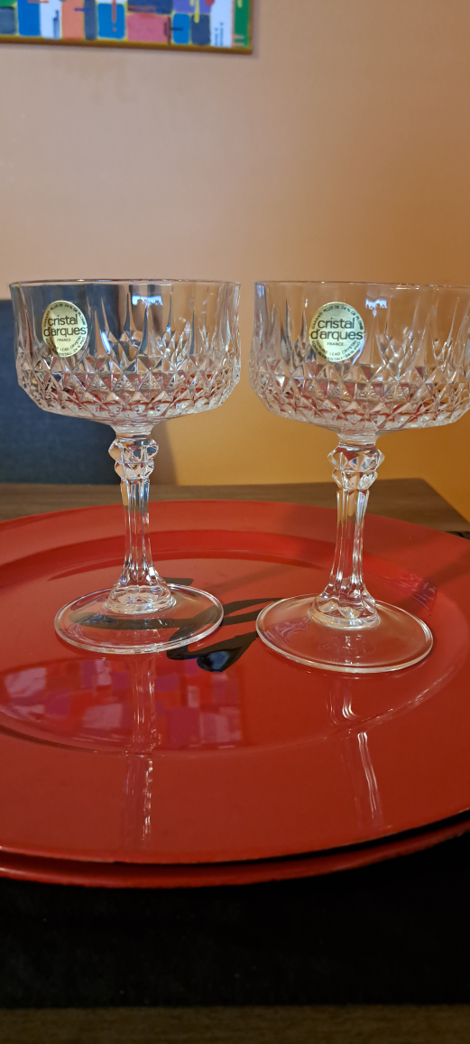 Real Crystal Glasses set x4 image indicator(3)
