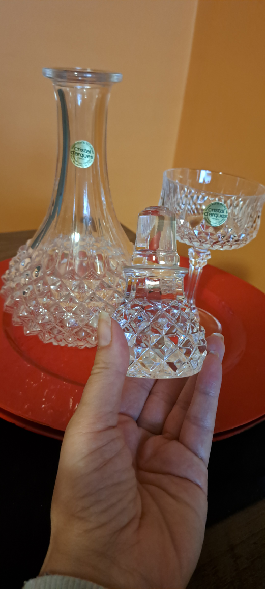 Real Crystal Glasses set x4 image indicator(6)